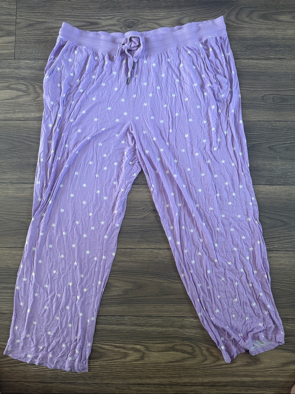 Secret Treasures Lavender Star-Print Lounge Pants